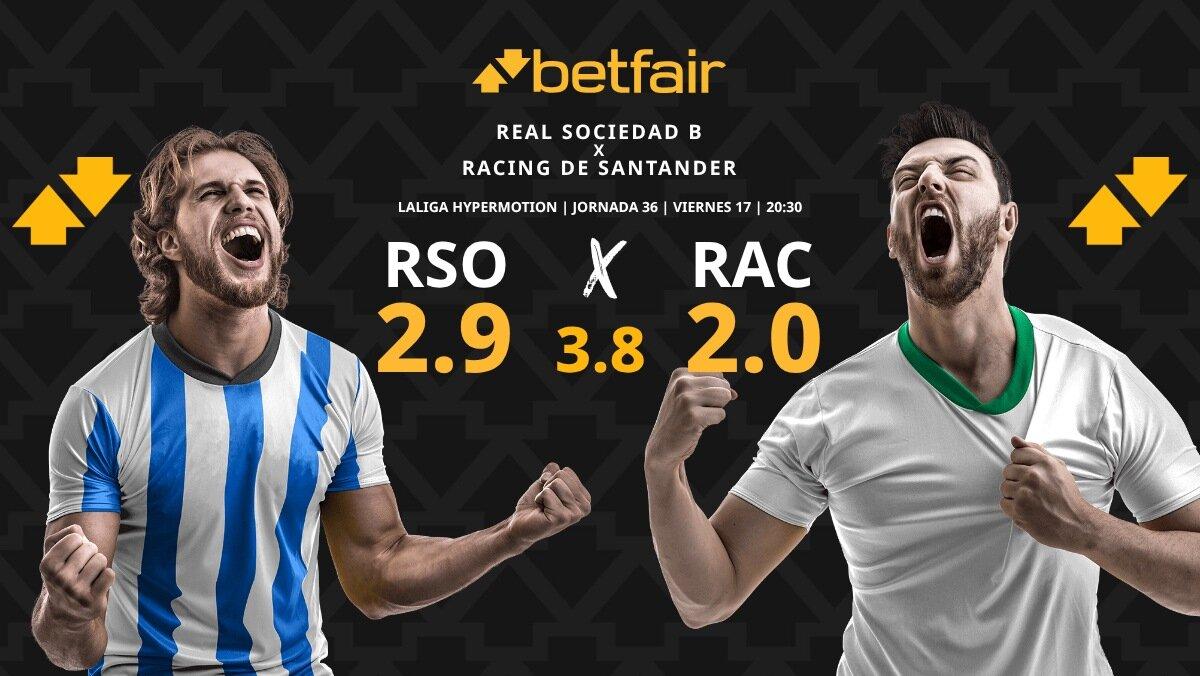 Real Sociedad B - Racing de Santander: horario, dónde ver, estadísticas, pronósticos y clasificación