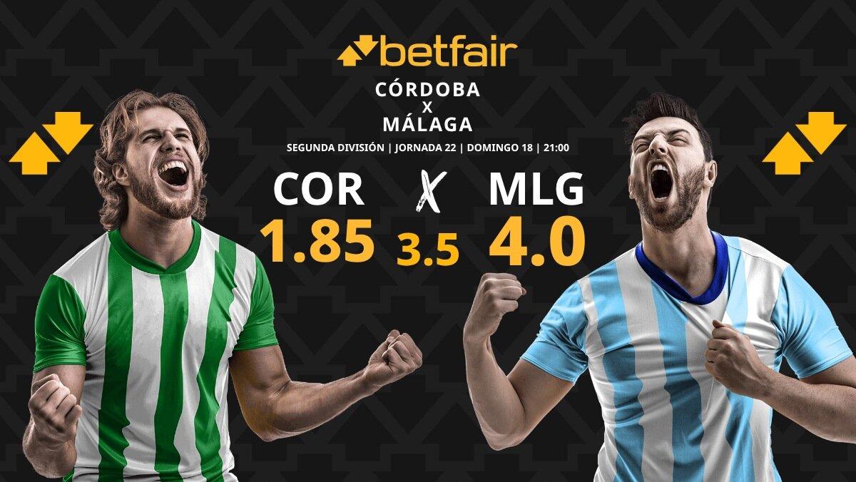 Córdoba vs. Málaga: horario, dónde ver, pronósticos y clasificación