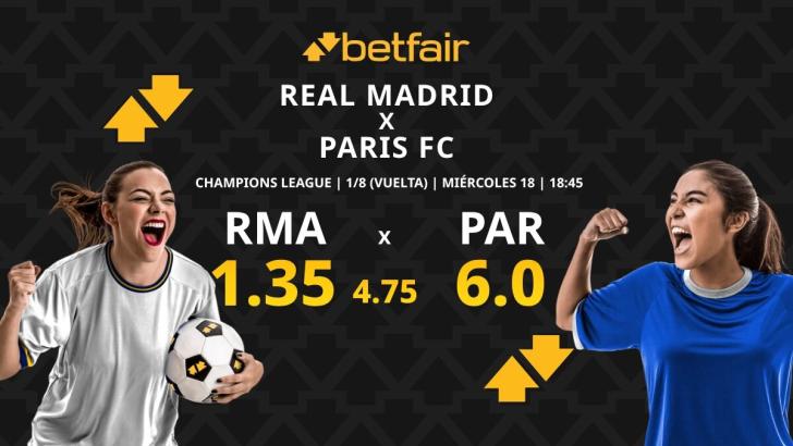 Real Madrid - Paris FC (vuelta): horario, dónde ver, pronósticos y estadísticas