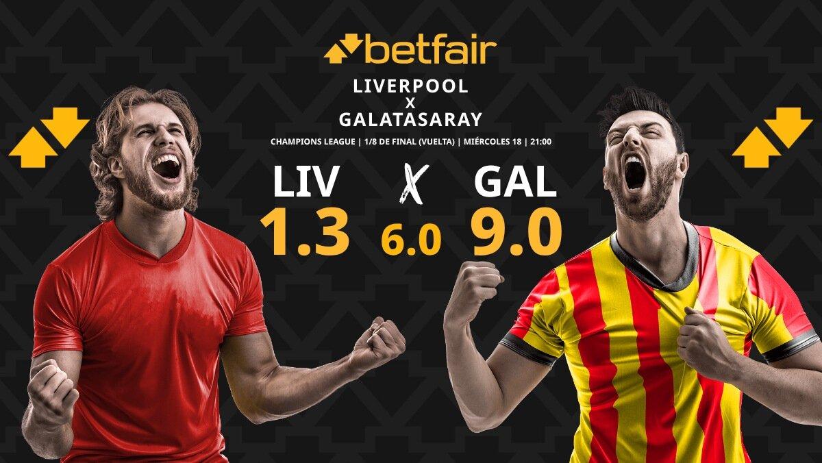 Liverpool - Galatasaray: horario, dónde ver, pronósticos, estadísticas y cuadro