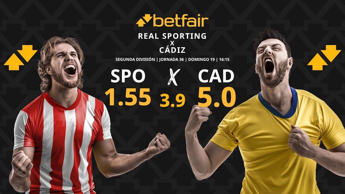 Real Sporting de Gijón - Cádiz: horario, dónde ver, estadísticas, pronósticos y clasificación