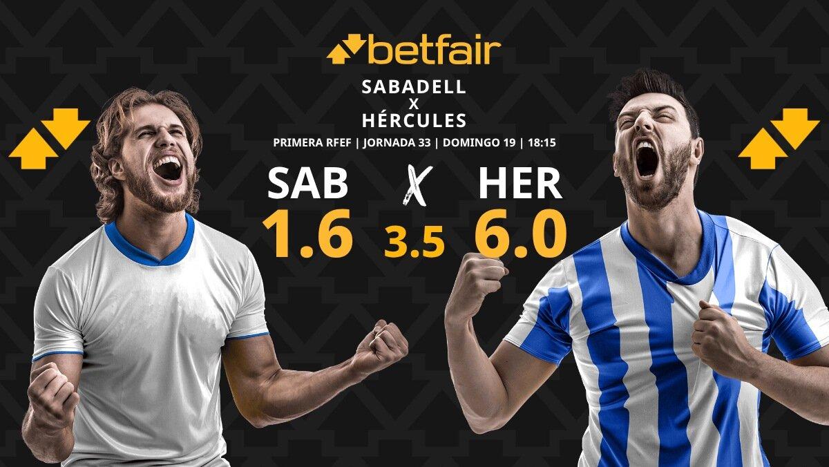 Sabadell - Hércules: horario, dónde ver, pronósticos, clasificación y estadísticas