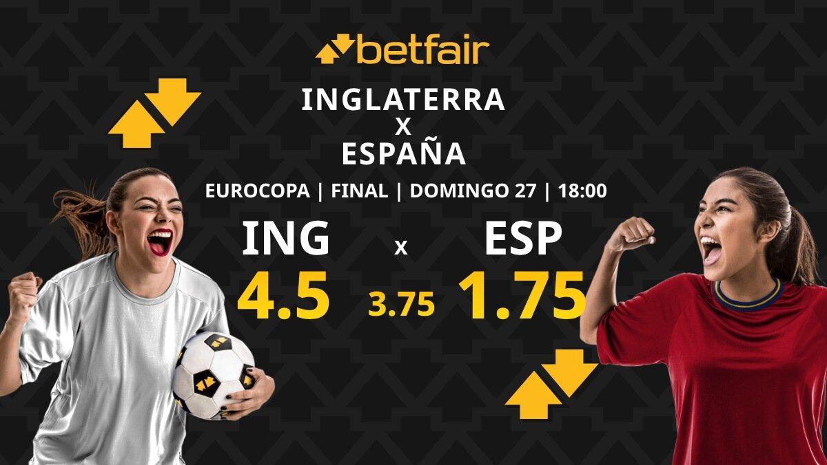 Inglaterra vs. España: horario, dónde ver, estadísticas y pronósticos