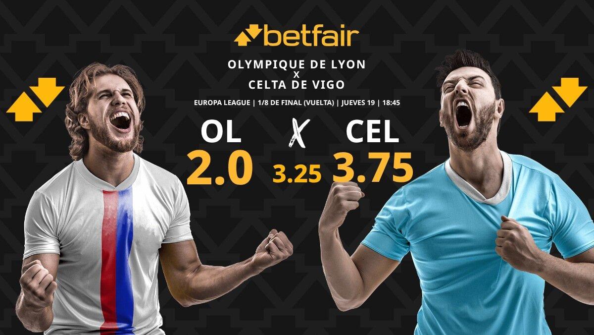 Olympique de Lyon - Celta de Vigo: horario, dónde ver, pronósticos, estadísticas y cuadro
