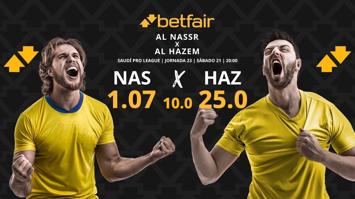 Al Nassr - Al Hazem: horario, dónde ver, pronósticos, estadísticas y clasificación