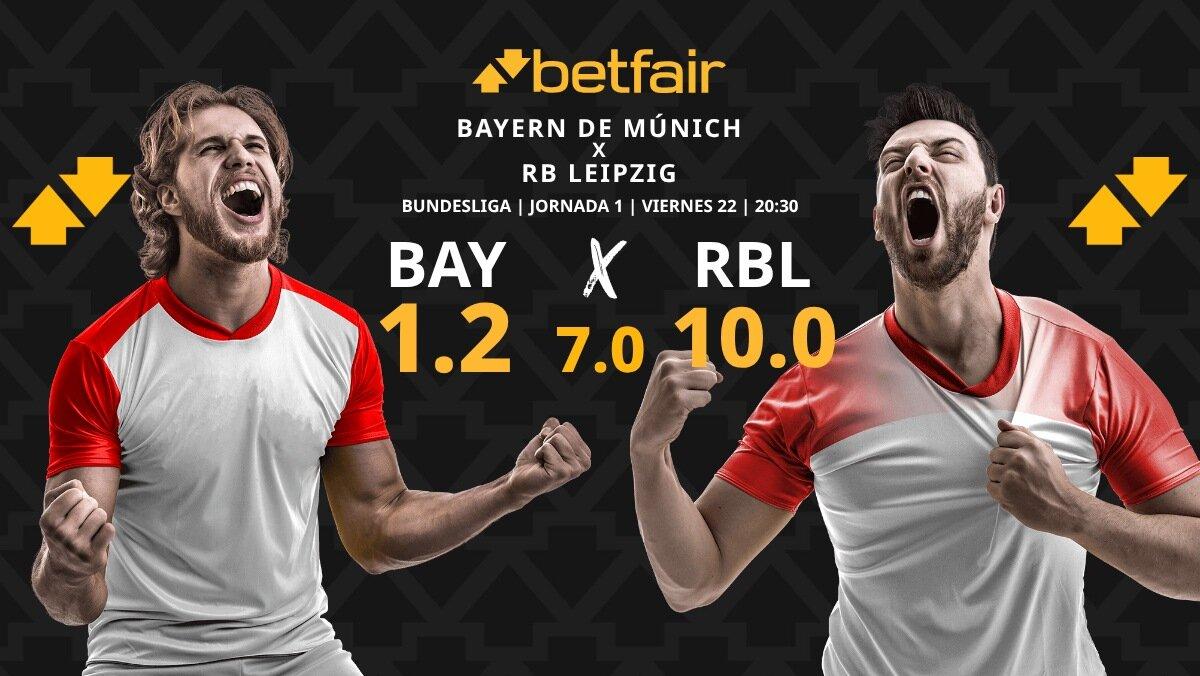 Bayern Múnich vs. RB Leipzig: horario, dónde ver, pronósticos y estadísticas