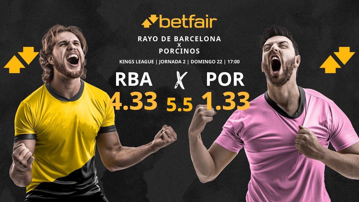 Rayo de Barcelona vs. Porcinos FC: horario, TV, pronóstico, estadísticas y clasificación