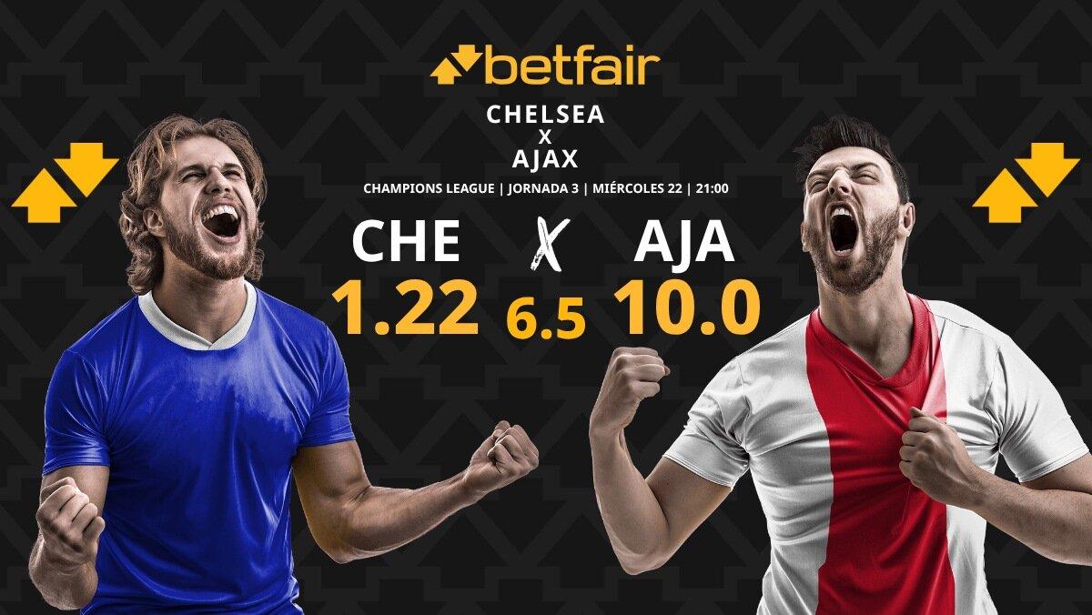 Chelsea FC vs. AFC Ajax: horario, dónde ver, pronósticos y clasificación