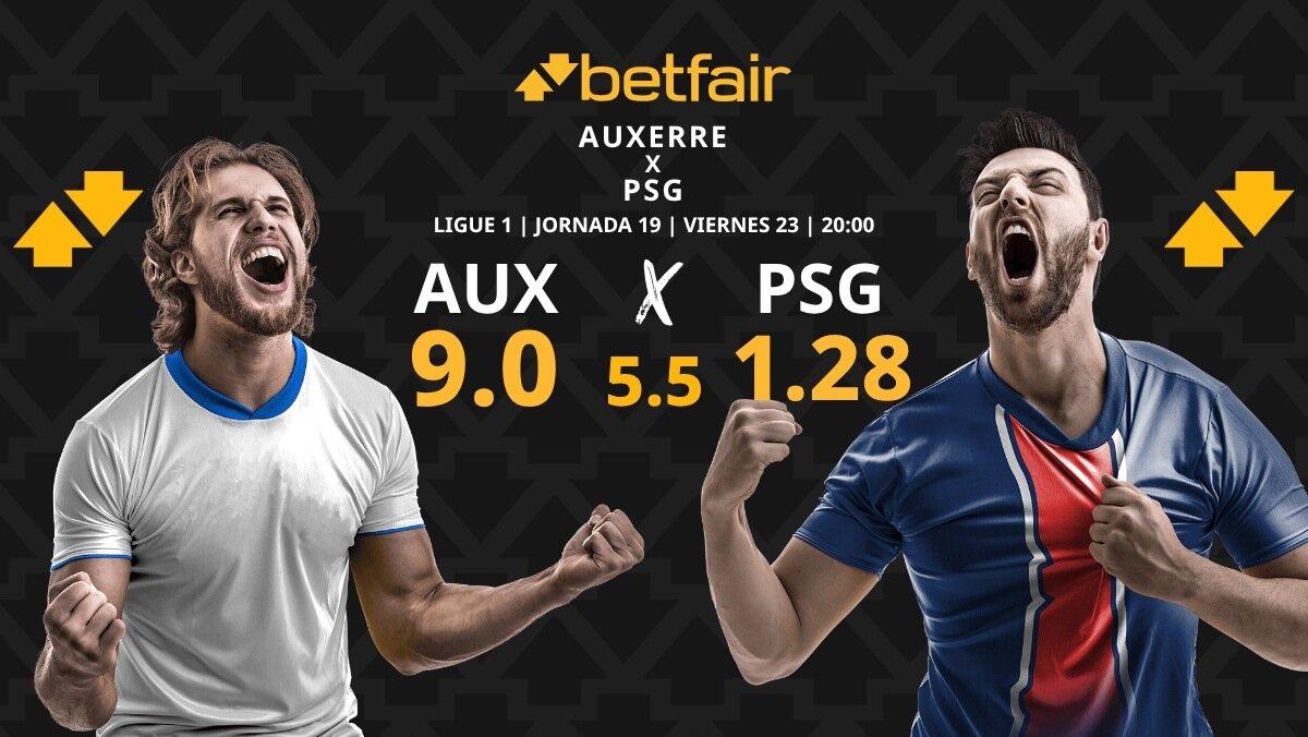 Auxerre vs. PSG: horario, dónde ver, pronósticos y clasificación