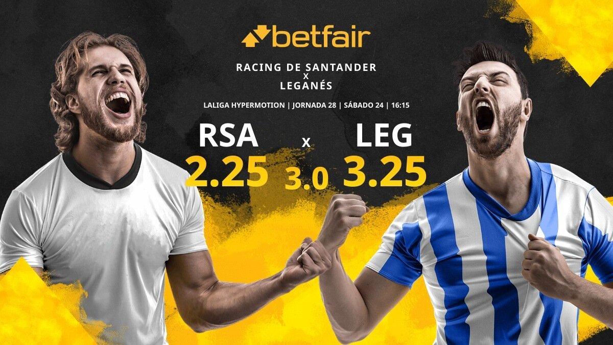 Racing de Santander vs. Leganés: horario, TV, estadísticas, clasificación y pronósticos