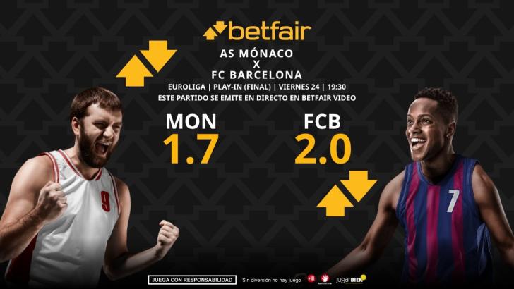 AS Mónaco - Barça Basket: horario, dónde ver, pronósticos, estadísticas y cuadro