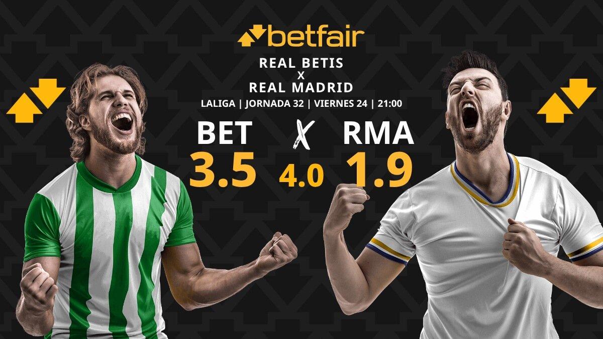 Real Betis - Real Madrid: horario, dónde ver, pronósticos, estadísticas y clasificación