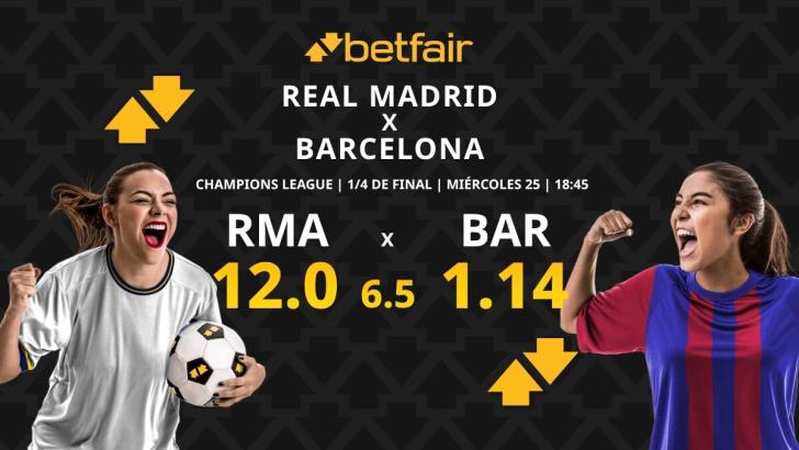 Real Madrid - Barcelona: horario, dónde ver, pronósticos, estadísticas y cuadro