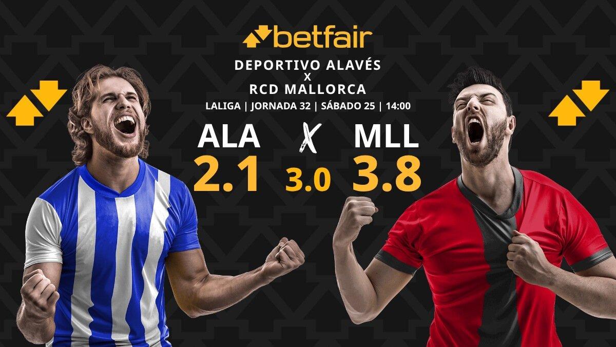 Deportivo Alavés - RCD Mallorca: horario, dónde ver, pronósticos, estadísticas y clasificación