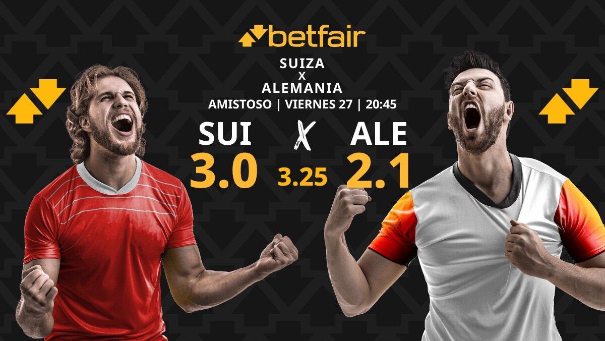 Suiza - Alemania: horario, dónde ver, pronósticos y estadísticas