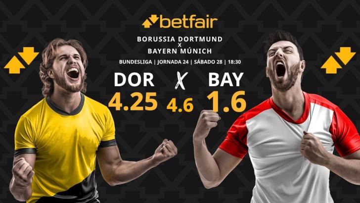 Borussia Dortmund - Bayern Múnich: horario, dónde ver, pronósticos y clasificación