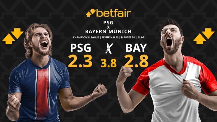 PSG - Bayern de Múnich: horario, dónde ver, pronósticos, estadísticas y cuadro