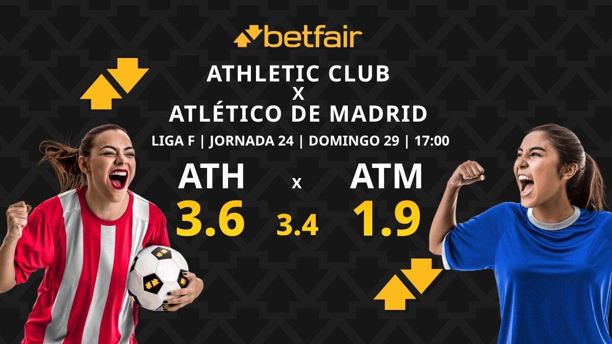 Athletic Club - Atlético de Madrid: horario, dónde ver, pronósticos, estadísticas y clasificación