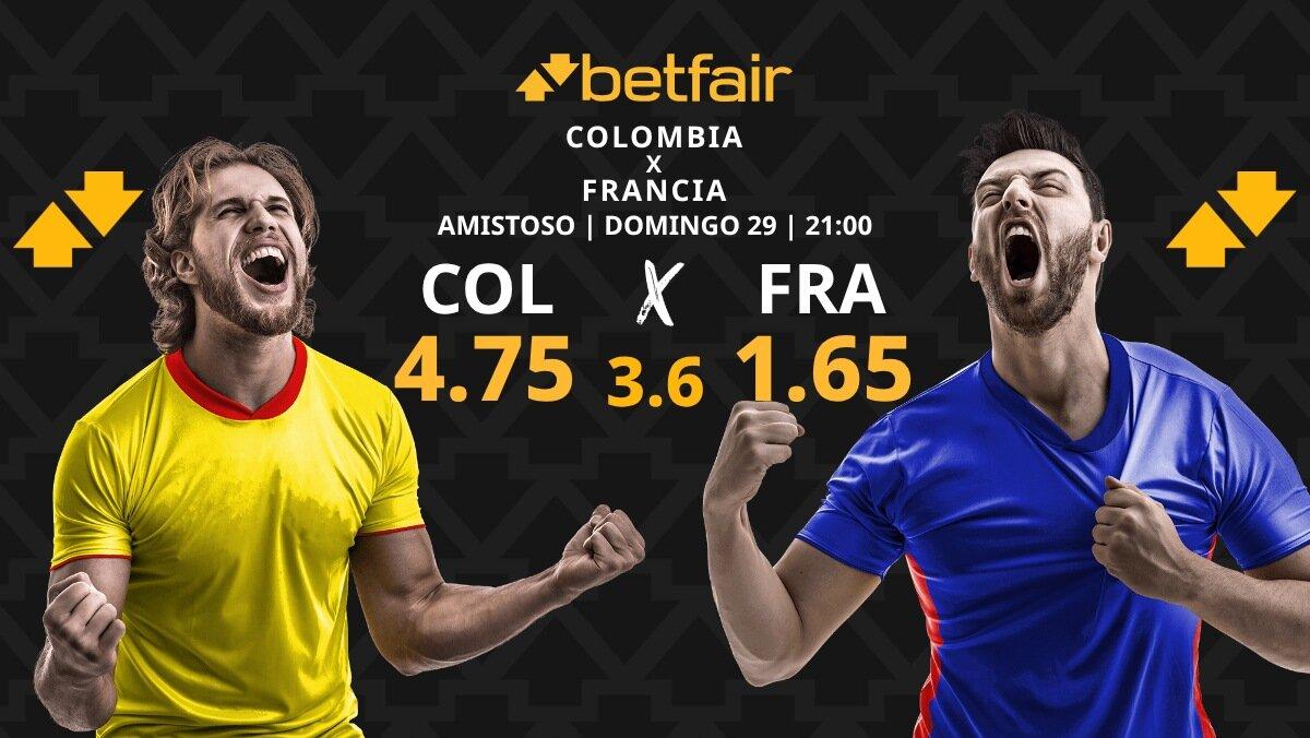 Colombia - Francia: horario, dónde ver, estadísticas y pronósticos