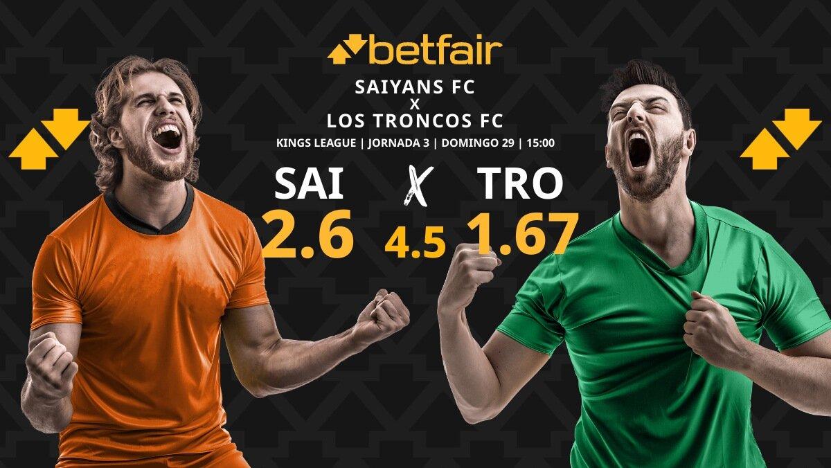 Saiyans FC vs. Los Troncos FC: horario, TV, pronósticos, estadísticas y clasificación