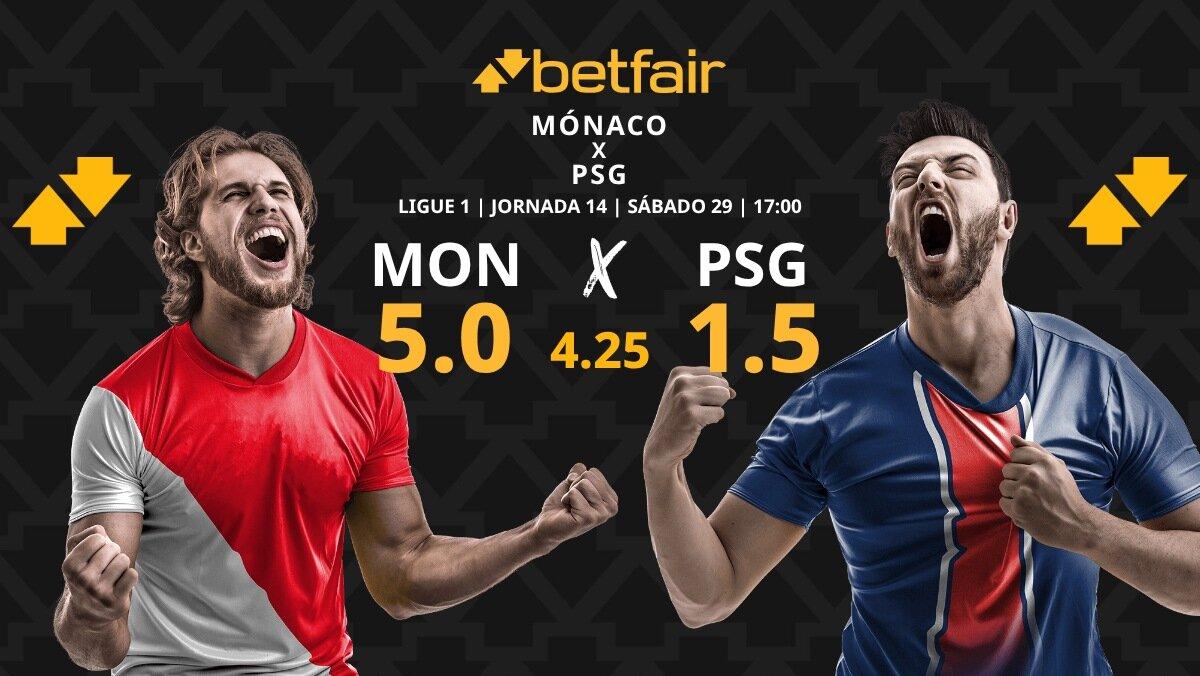 AS Mónaco vs. PSG: horario, dónde ver, pronósticos y clasificación