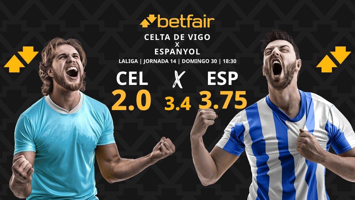 Celta de Vigo vs. RCD Espanyol: horario, dónde ver, pronósticos y clasificación