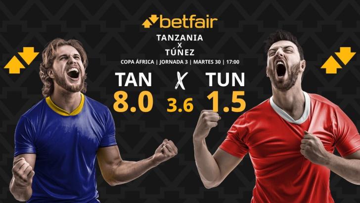 Tanzania vs. Túnez: horario, dónde ver, pronósticos y clasificación
