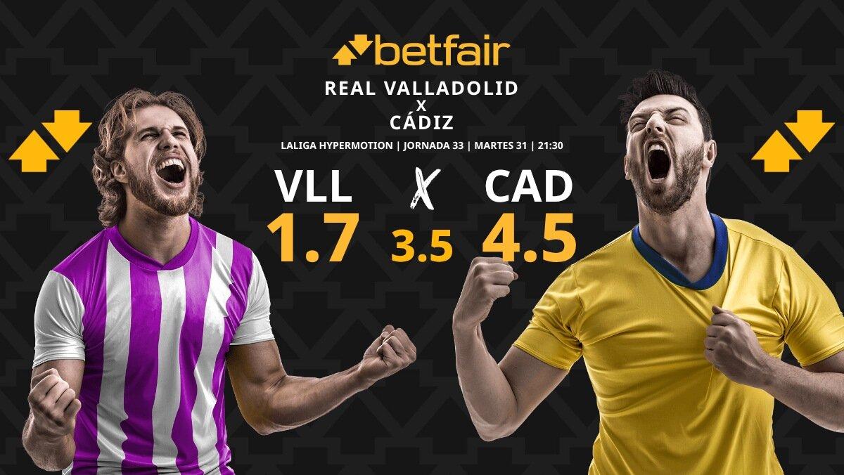 Real Valladolid - Cádiz CF: horario, dónde ver, estadísticas, pronósticos y clasificación
