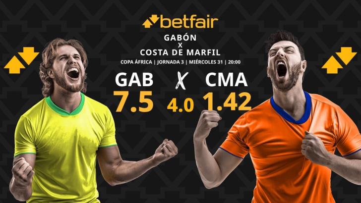 Gabón vs. Costa de Marfil: horario, dónde ver, pronósticos y clasificación