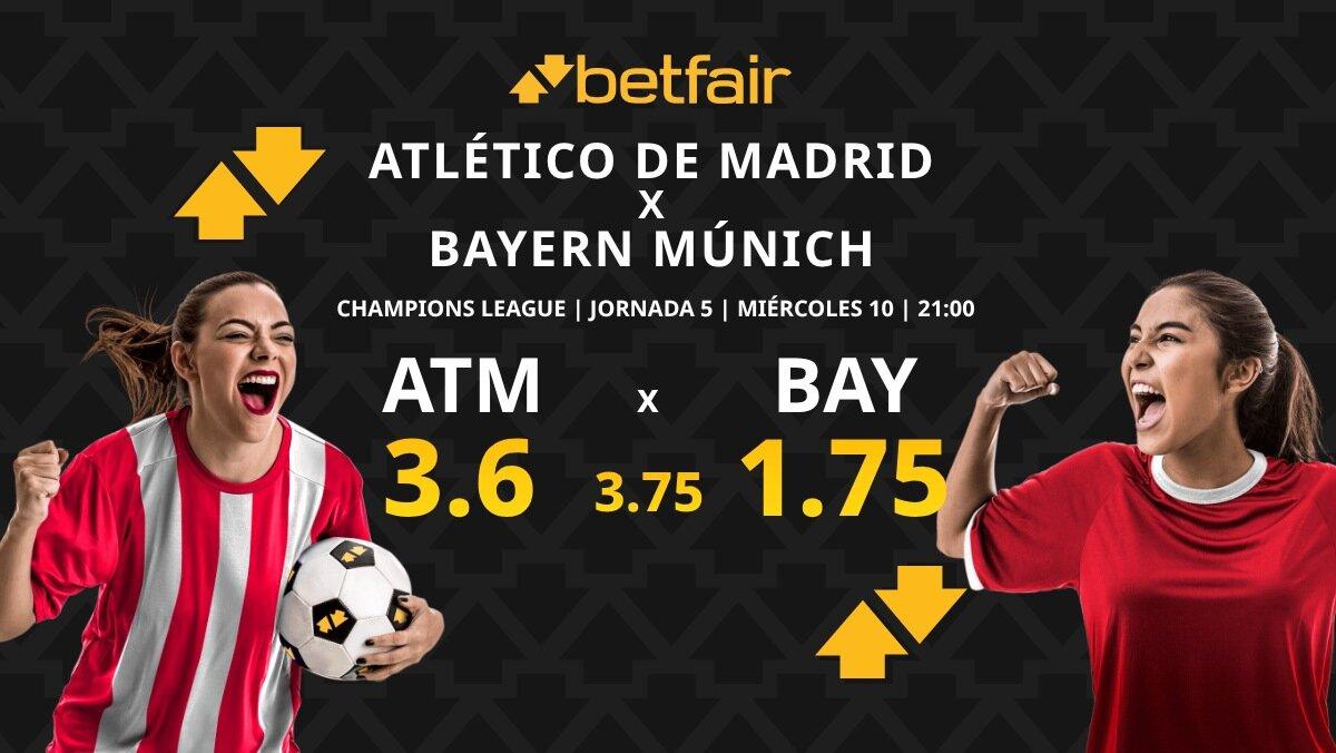 Atlético de Madrid vs. Bayern Múnich: horario, dónde ver, pronósticos y clasificación