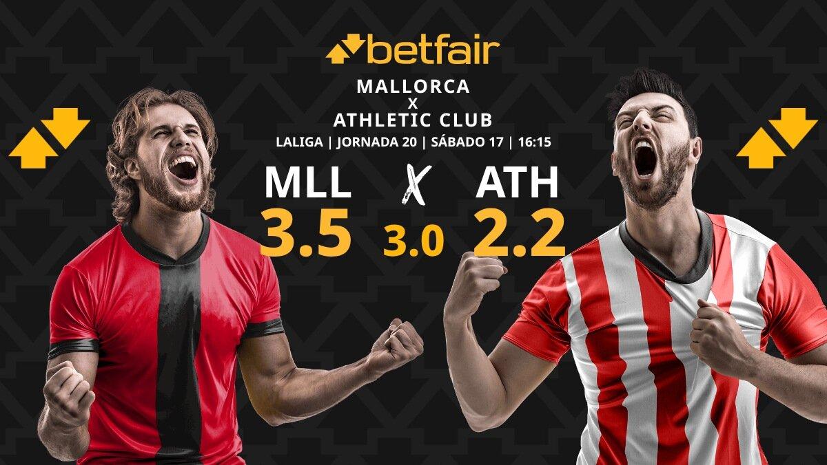 RCD Mallorca vs. Athletic Club: horario, dónde ver, pronósticos y clasificación