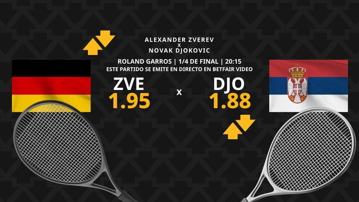 Alexander Zverev vs. Novak Djokovic: horario, dónde ver, estadísticas y pronósticos