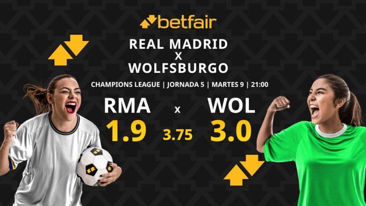 Real Madrid vs. Wolfsburgo: horario, dónde ver, pronósticos y clasificación
