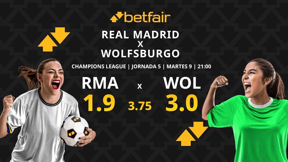 Real Madrid vs. Wolfsburgo: horario, dónde ver, pronósticos y clasificación
