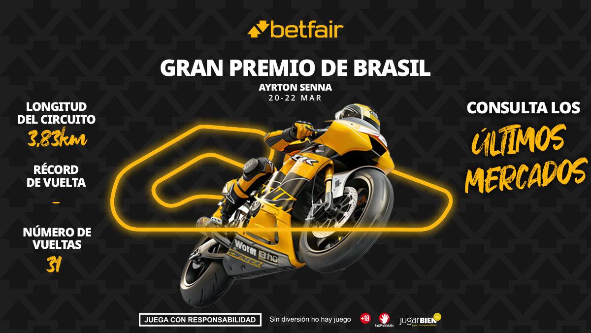 Gran Premio de Brasil MotoGP 2026: horarios, pronósticos y dónde ver la carrera de Goiânia 