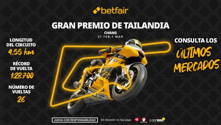 Gran Premio de Tailandia MotoGP 2026: horarios, pronósticos y dónde ver la carrera de Buriram