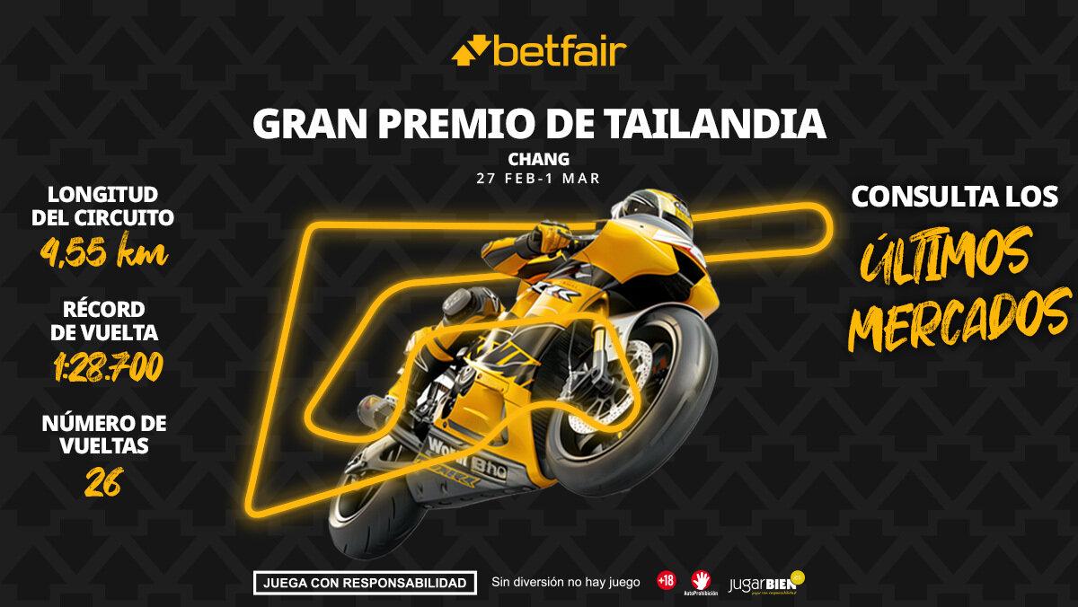 Gran Premio de Tailandia MotoGP 2026: horarios, pronósticos y dónde ver la carrera de Buriram