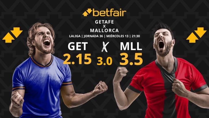 Getafe - Mallorca: horario, dónde ver, pronósticos, estadísticas y clasificación