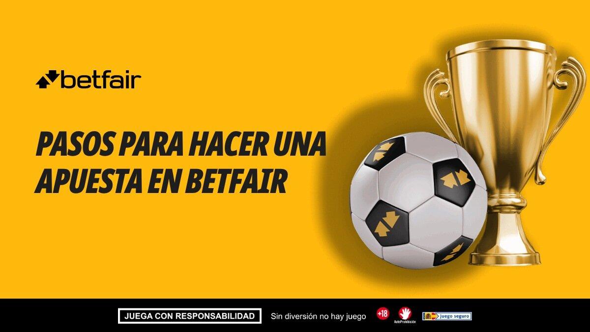Pasos para hacer una apuesta en Betfair