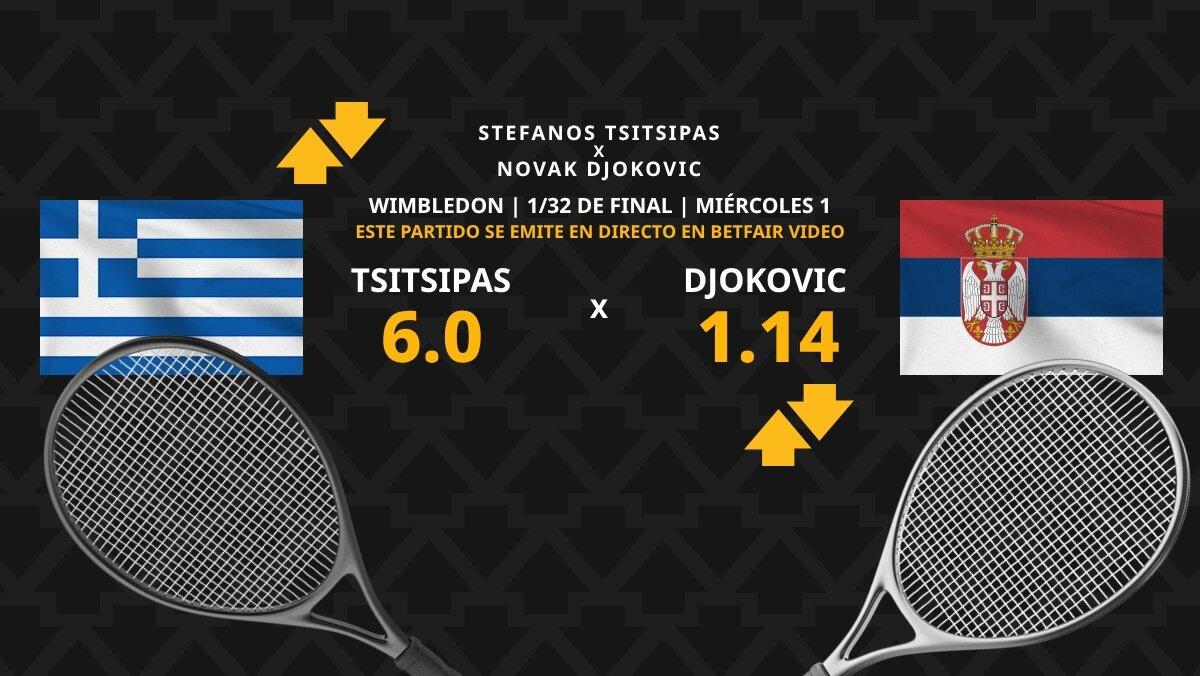 Stefanos Tsitsipas - Novak Djokovic: horario, dónde ver, estadísticas y pronósticos
