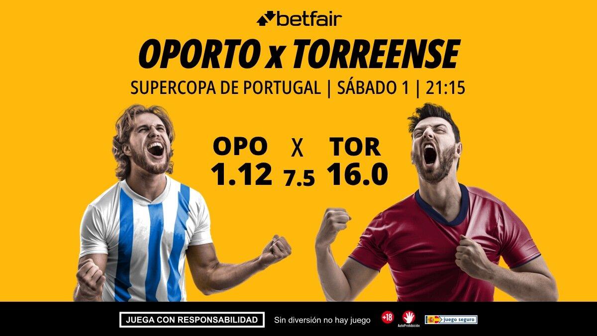 Oporto - Torreense: alineaciones, horario, dónde ver, pronósticos y estadísticas
