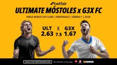 Ultimate Móstoles - G3X FC: horario, dónde ver, pronósticos, plantillas y estadísticas de la Kings League