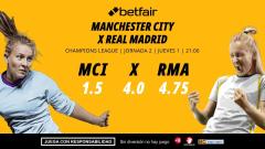 Manchester City - Real Madrid: alineaciones, horario, dónde ver, pronósticos y estadísticas
