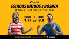 Estados Unidos - Bosnia: alineaciones, horario, dónde ver, pronósticos y estadísticas
