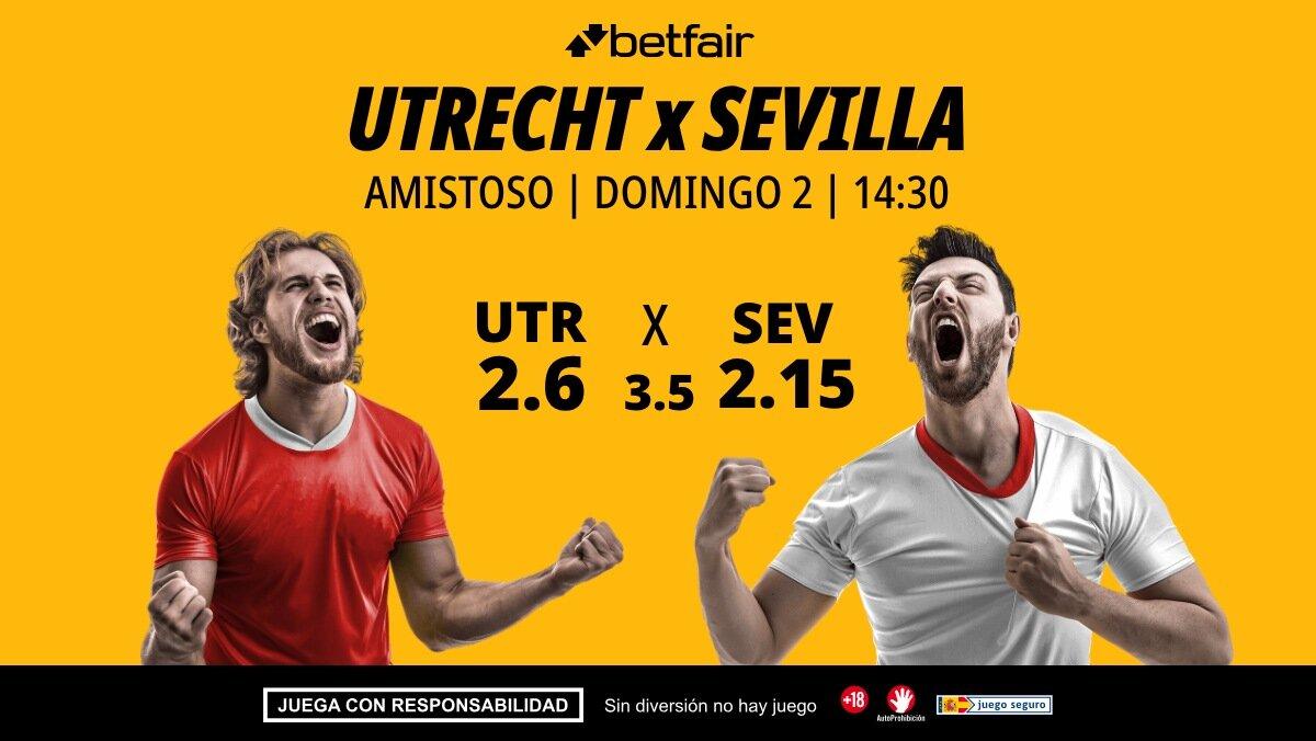 Utrecht - Sevilla: alineaciones, horario, dónde ver, pronósticos y estadísticas