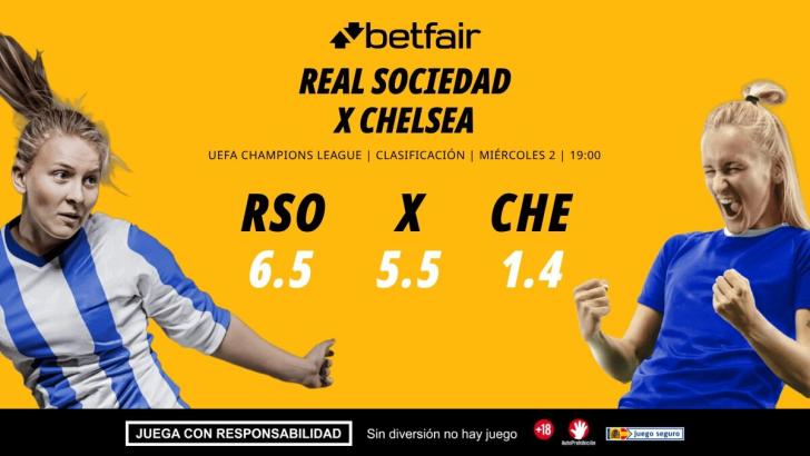 Real Sociedad - Chelsea: alineaciones, horario, dónde ver, pronósticos y estadísticas