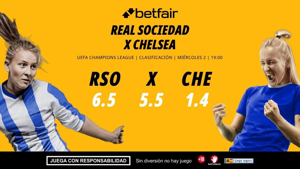 Real Sociedad - Chelsea: alineaciones, horario, dónde ver, pronósticos y estadísticas