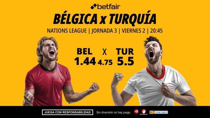 Bélgica - Turquía: alineaciones, horario, dónde ver, pronósticos y estadísticas