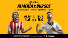 Almería - Burgos: alineaciones, horario, dónde ver, pronósticos y estadísticas