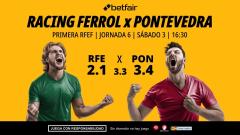 Racing de Ferrol - Pontevedra: horario, dónde ver, pronósticos, clasificación y estadísticas